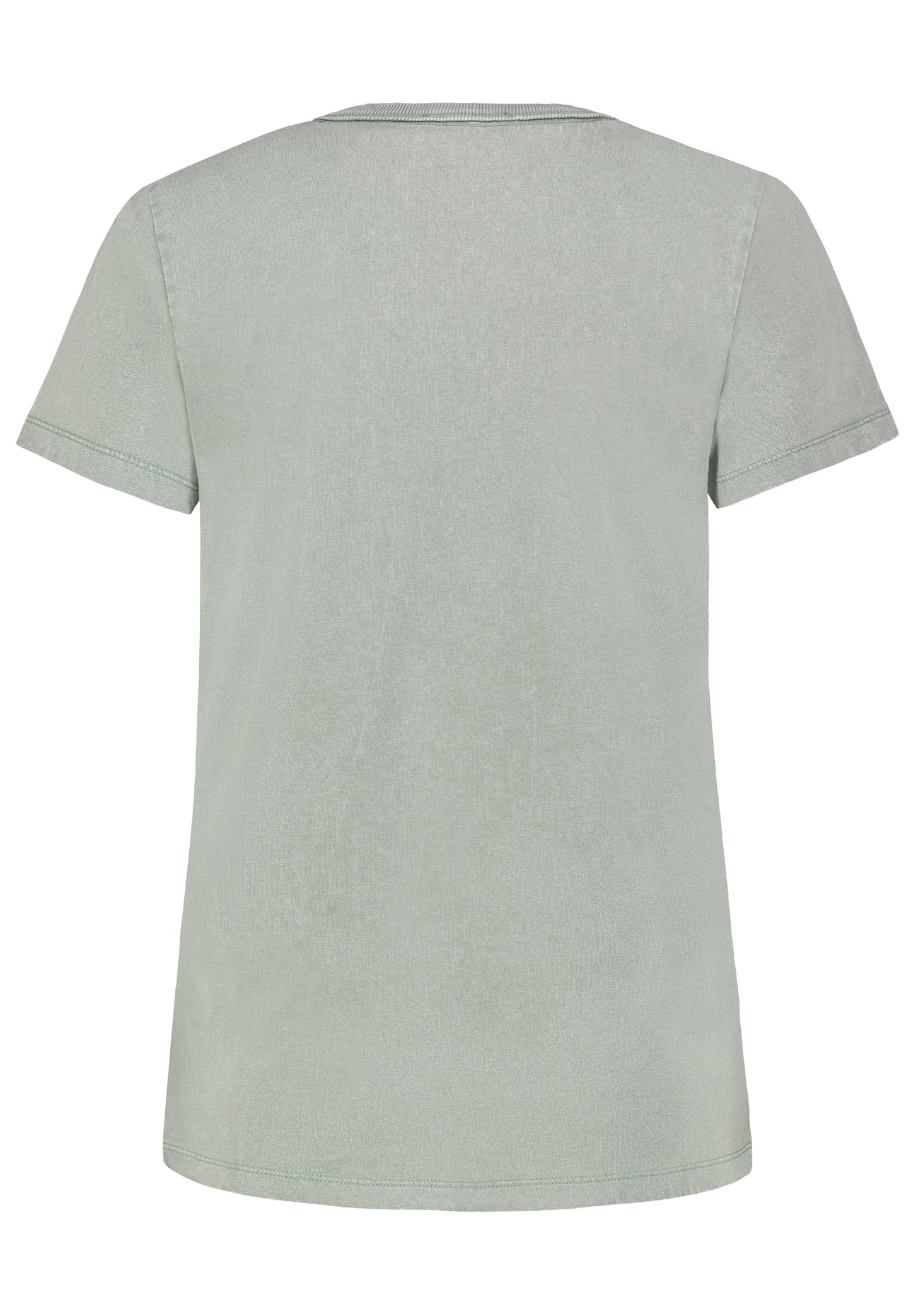 DOB T-shirt, kurzarm, Rundhals mit, mineral green