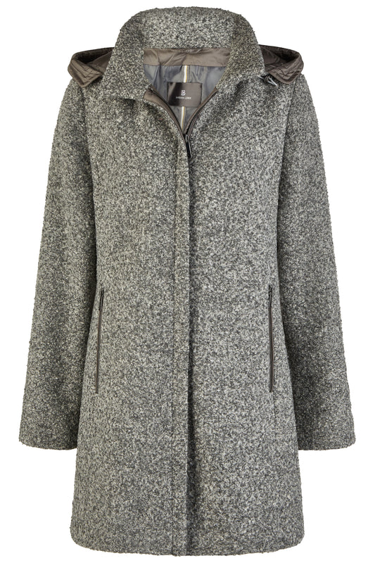 Wolljacke mit Kapuze