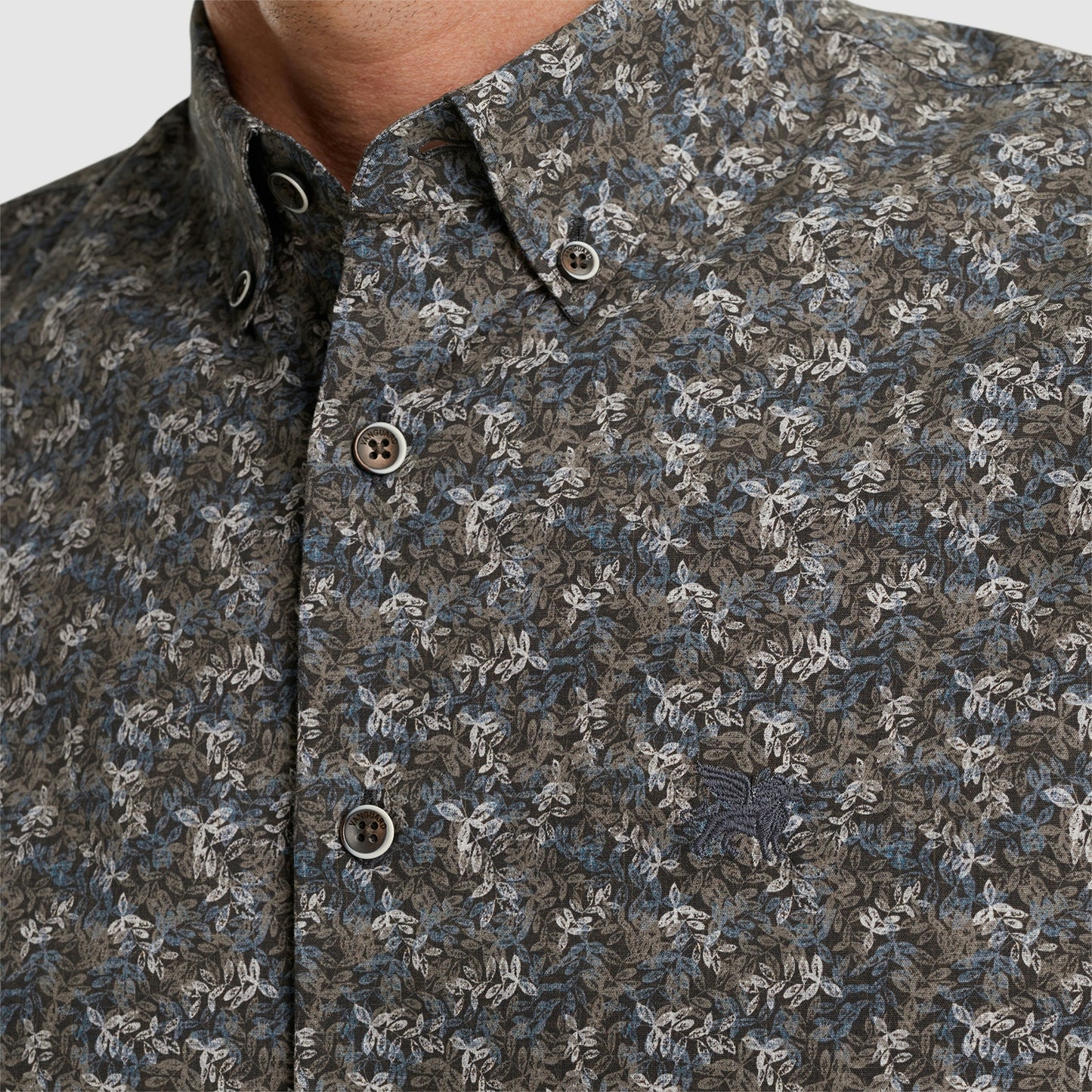 Long Sleeve Shirt Print on poplin stretch