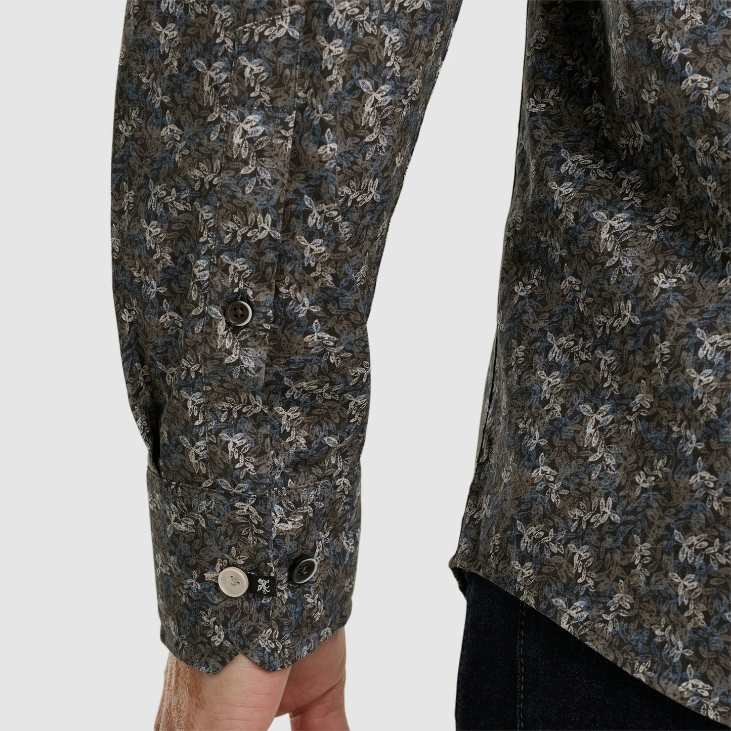 Long Sleeve Shirt Print on poplin stretch