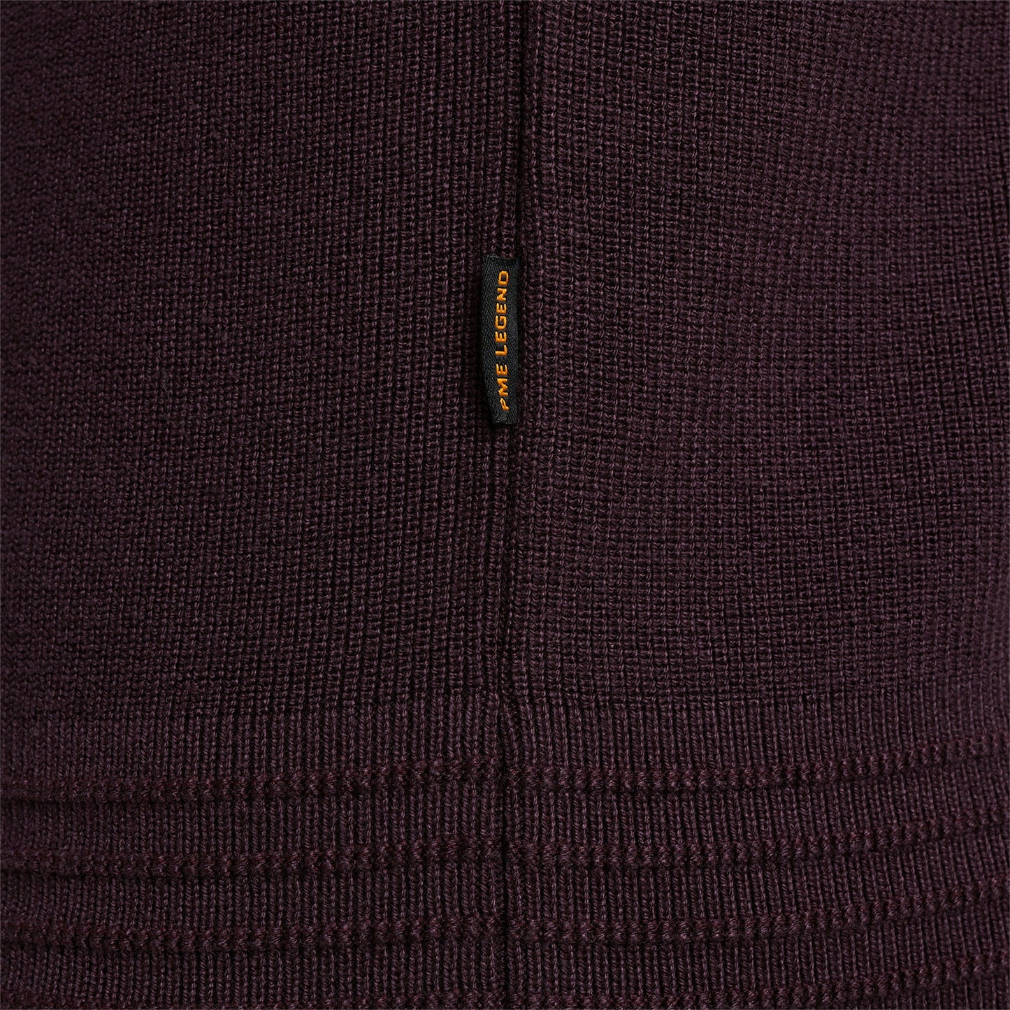 Half zip collar cotton knit