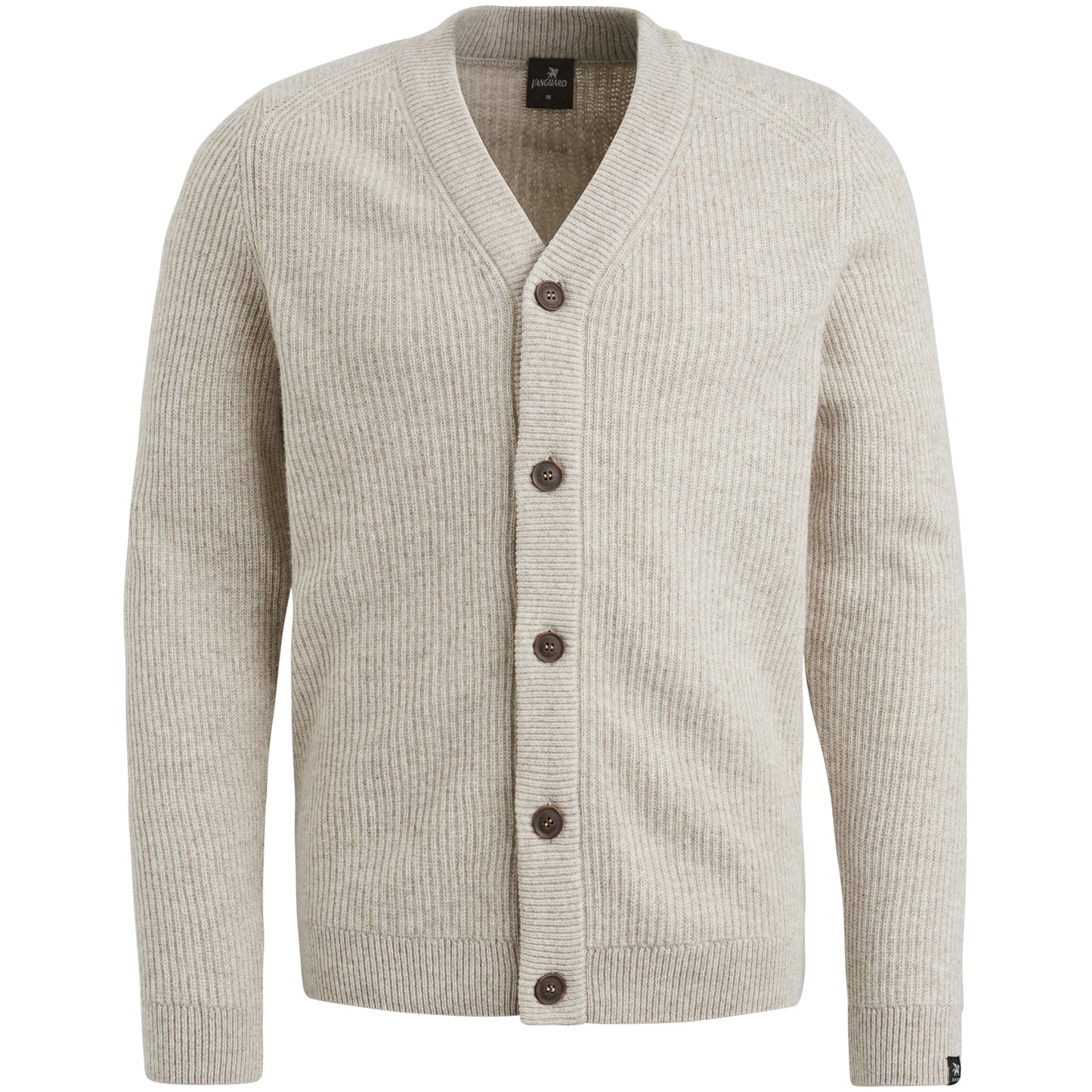 Button jacket wool cotton mix