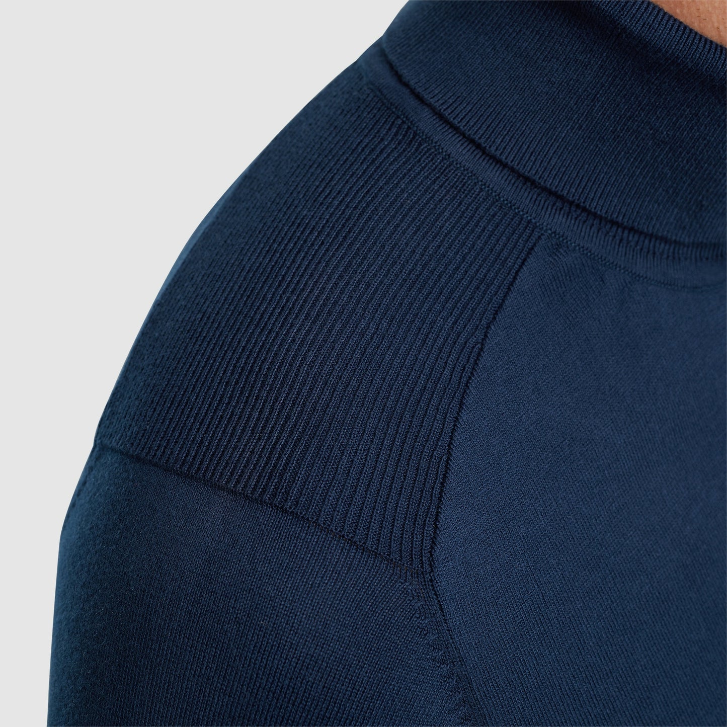 Turtleneck cotton knit