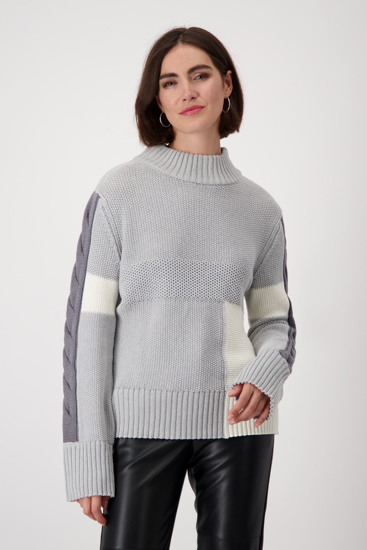 Pullover, silver grey mélange