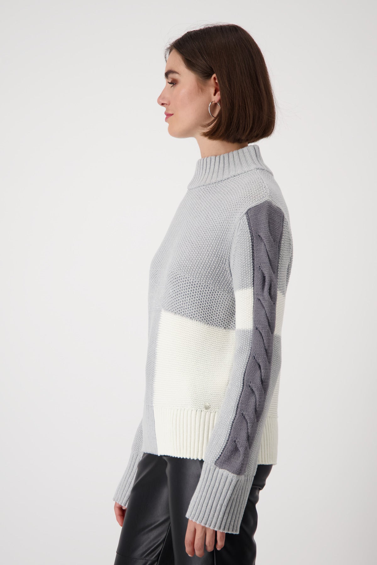 Pullover, silver grey mélange