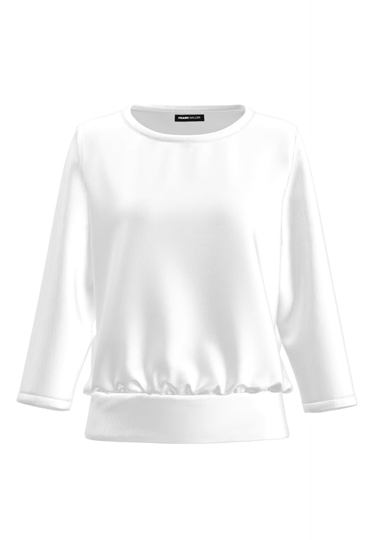 Blusenshirt ELEMENTS mit elegant geschnittenem Rundhals