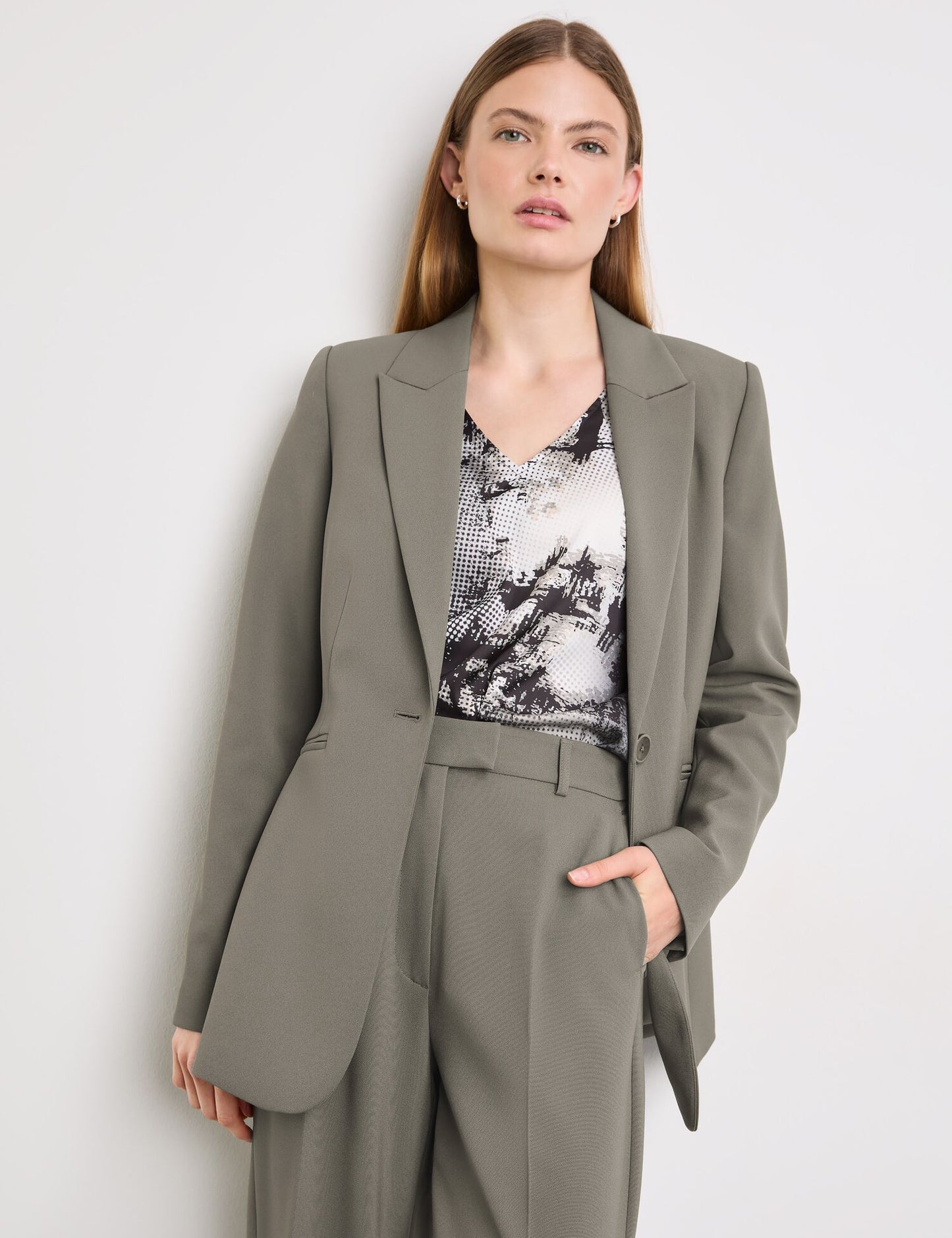 Taillierter Blazer aus eleganter Qualität