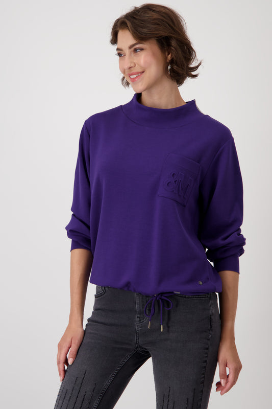 Sweatshirt, dark purple