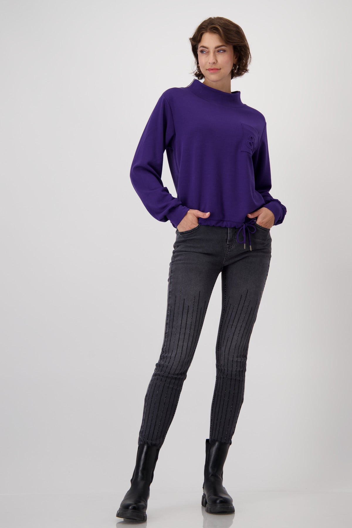 Sweatshirt, dark purple