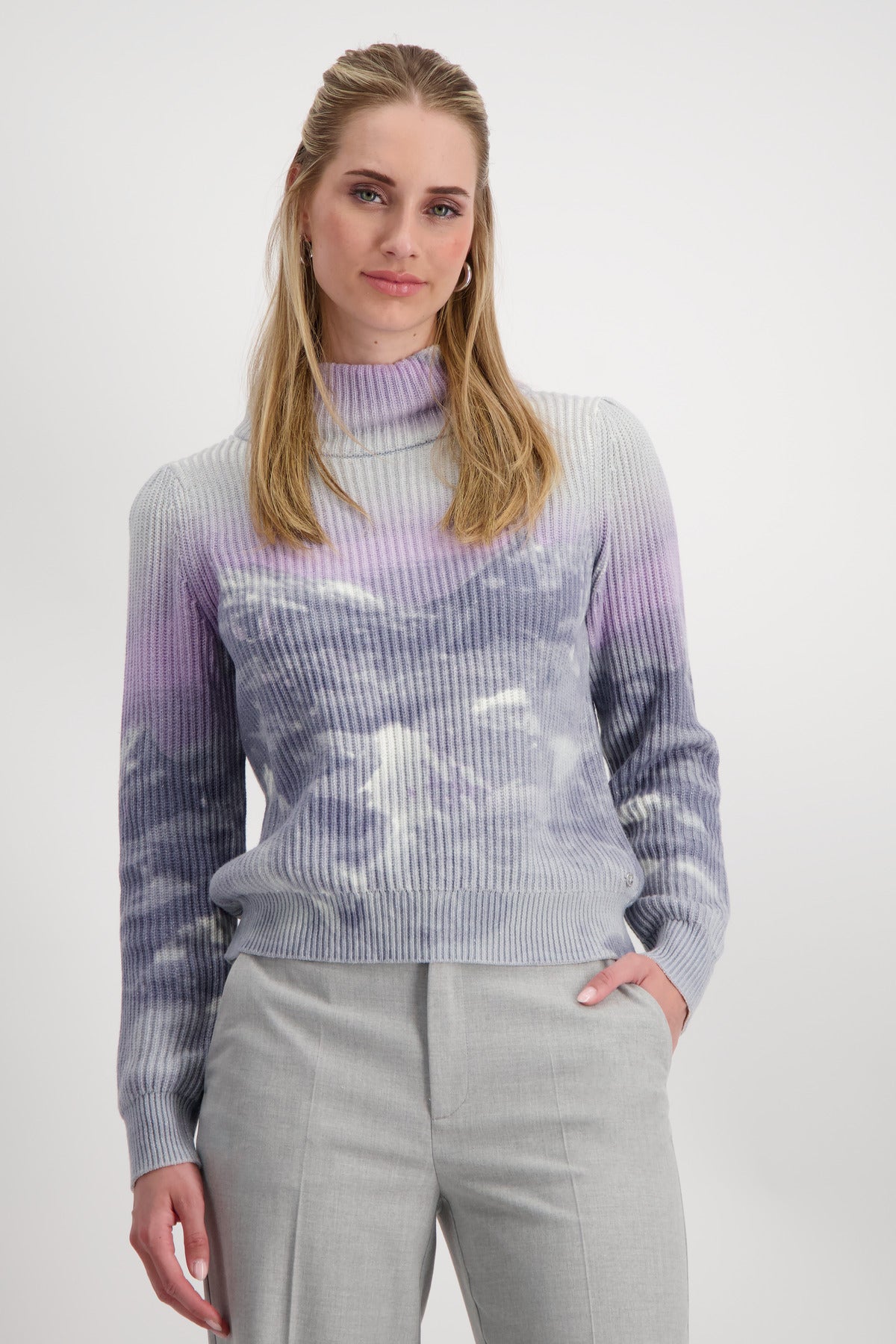 Pullover, chrome gemustert