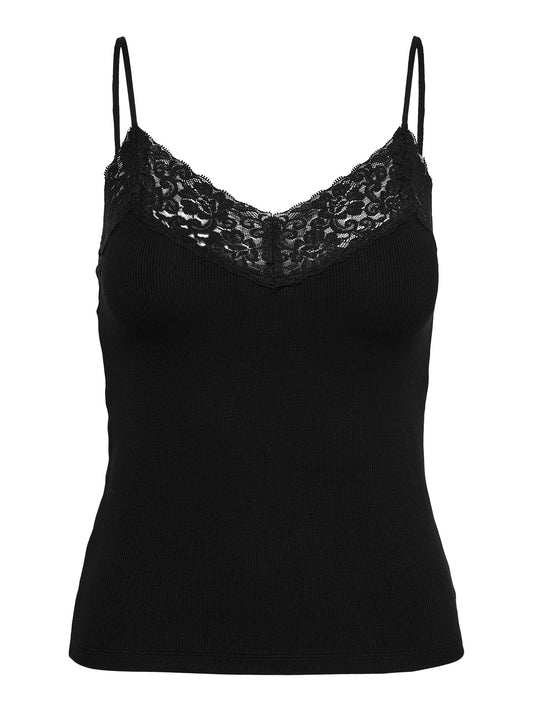 ONLTILDE RIB LACE SINGLET JRS