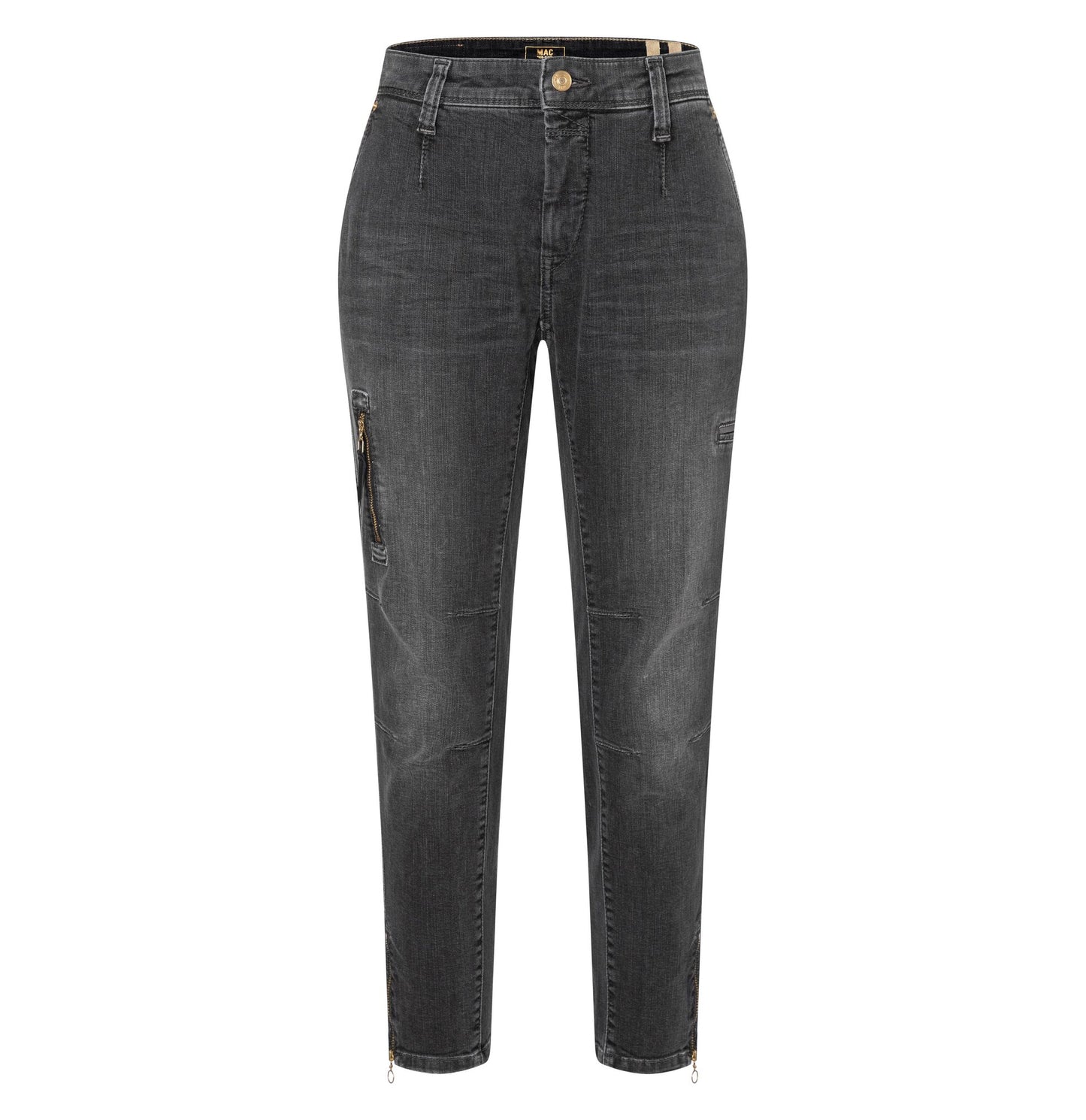 MAC JEANS - RICH cargo denim, Authentic cross denim