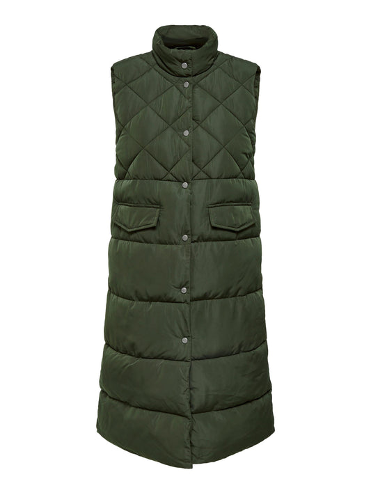 ONLSTACY QUILTED LONG WAISTCOAT OTW NOOS