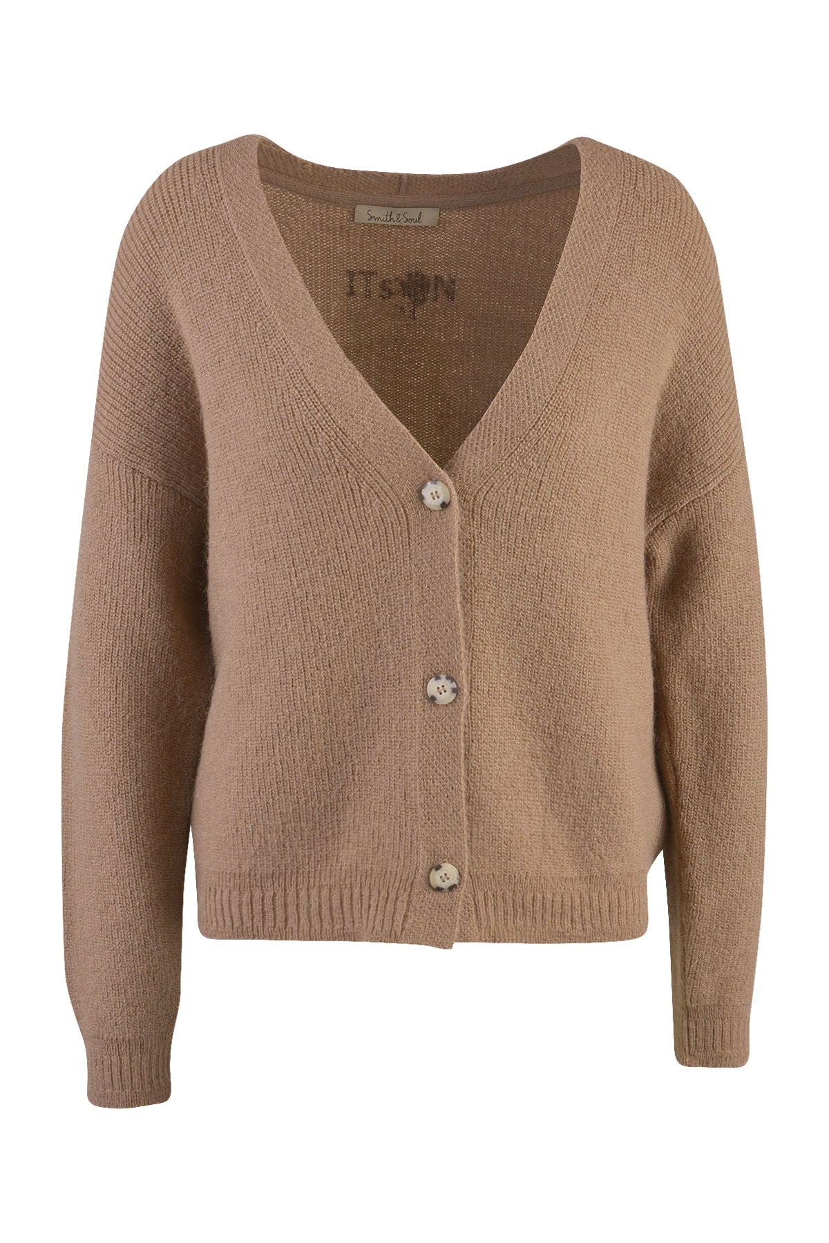 Boxy Button Cardigan