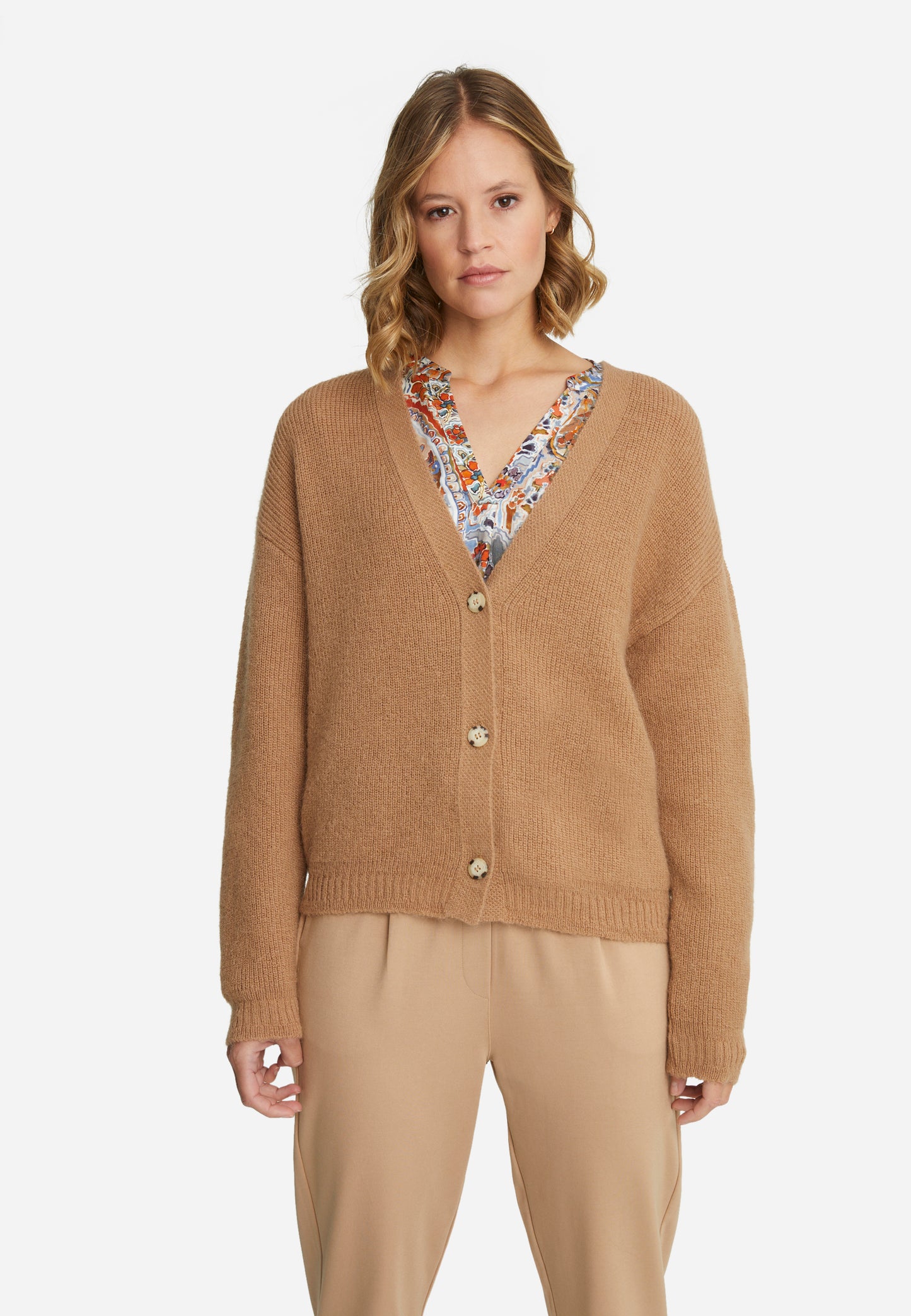 Boxy Button Cardigan