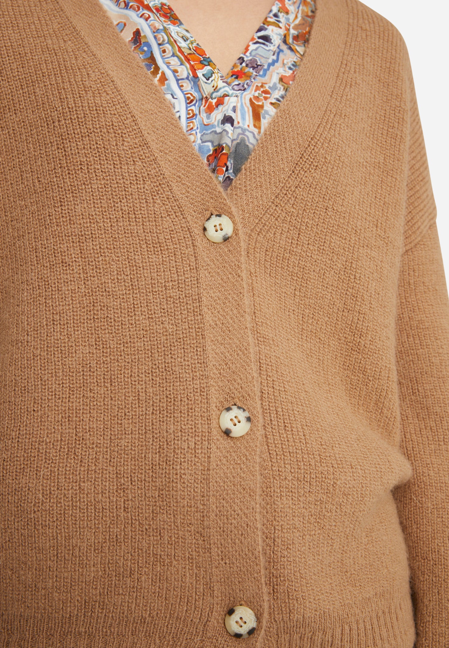 Boxy Button Cardigan