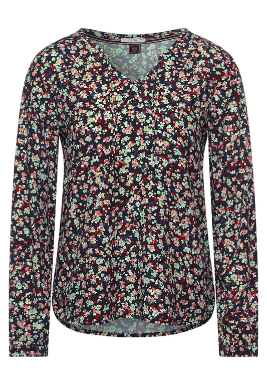 Bluse mit Multicolor Print