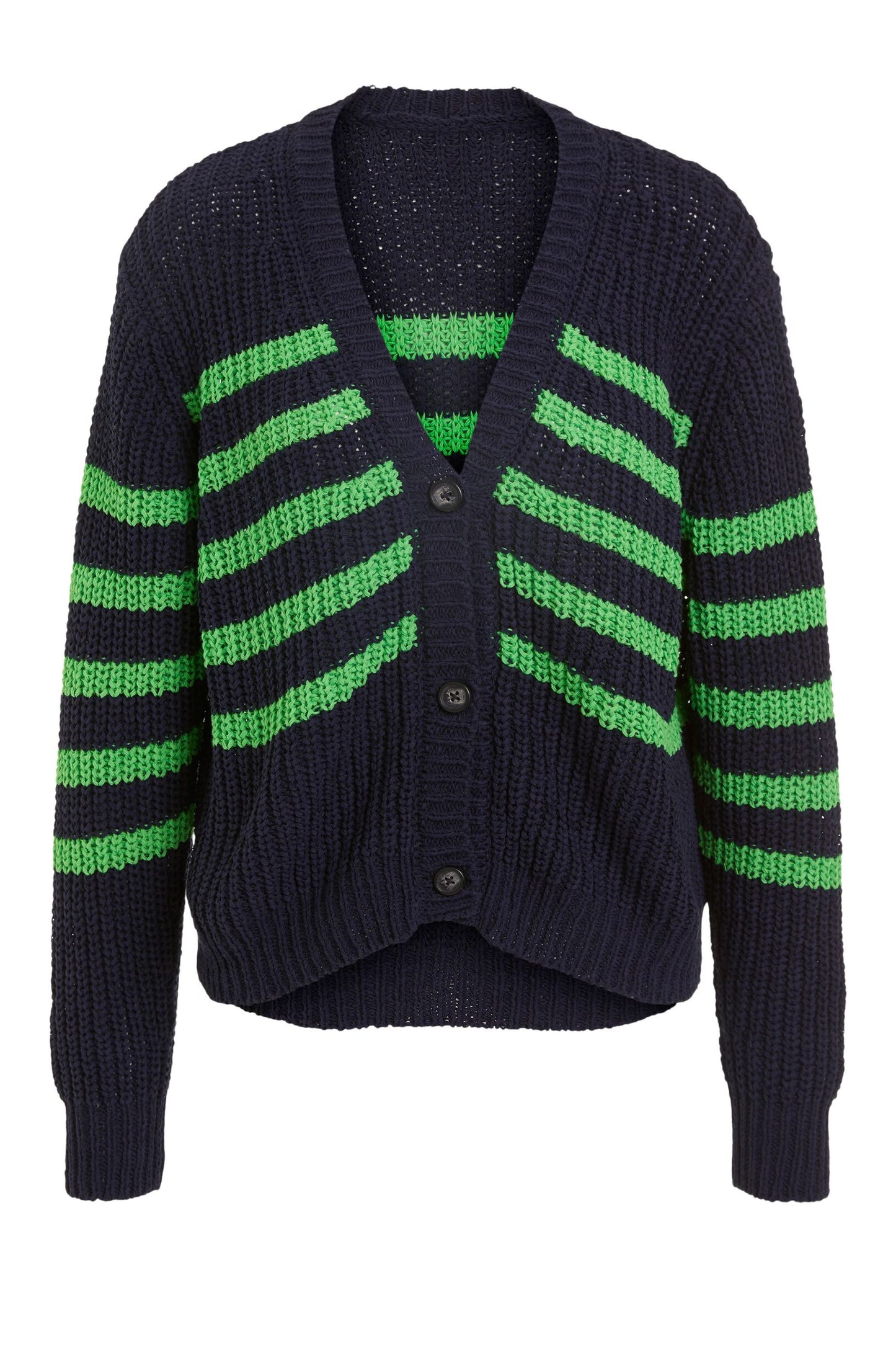 Cardigan mit Streifen