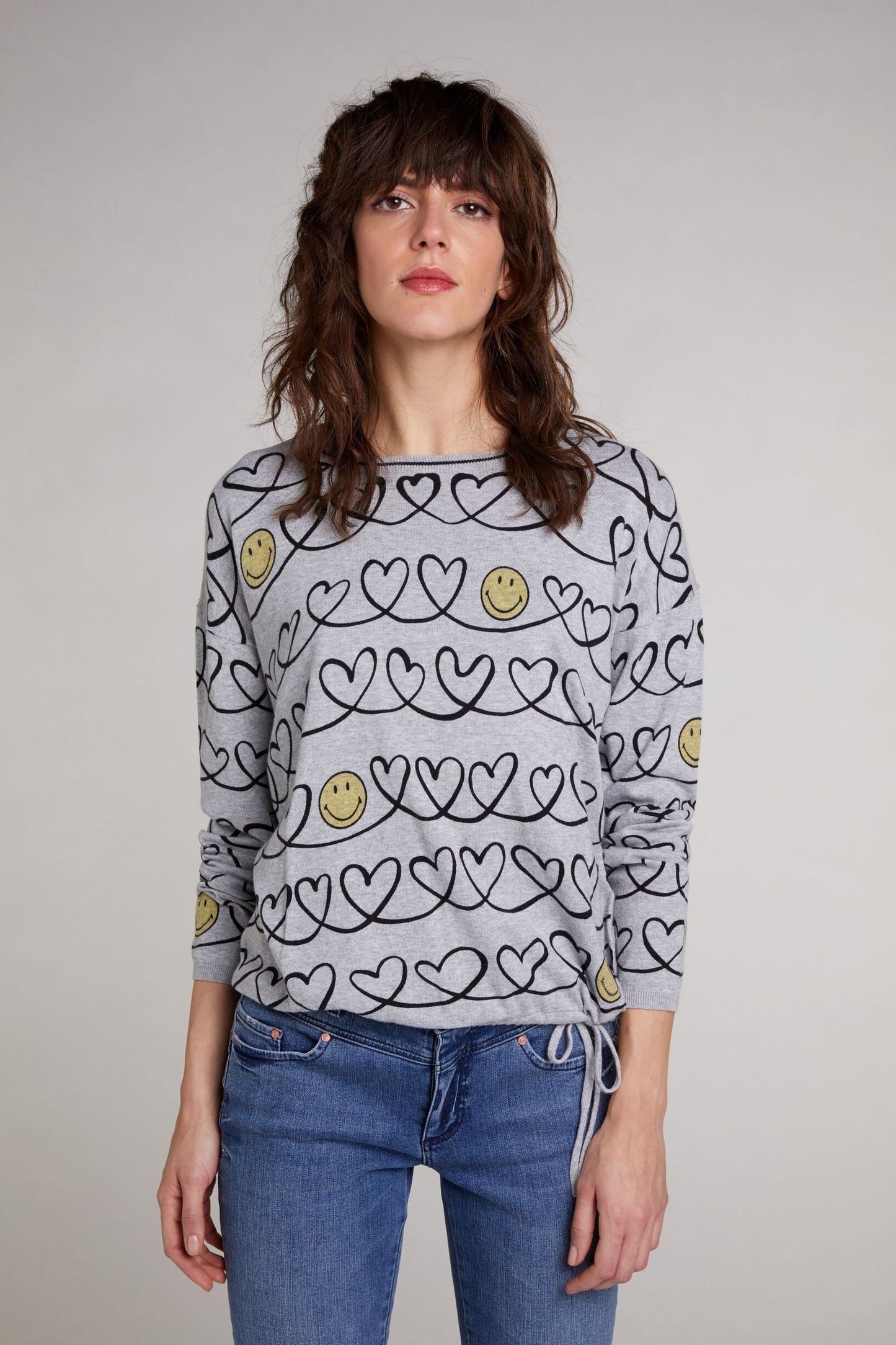 Pullover mit Smileys