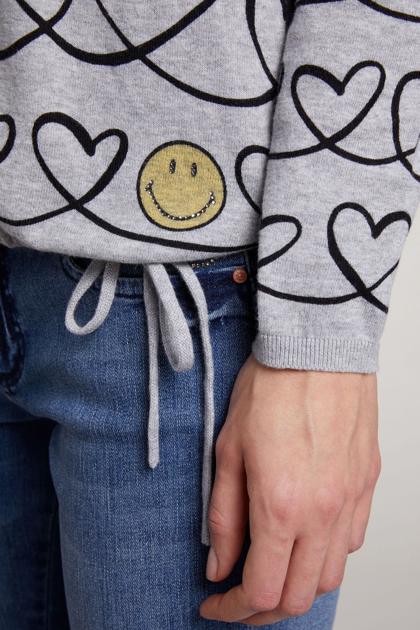 Pullover mit Smileys