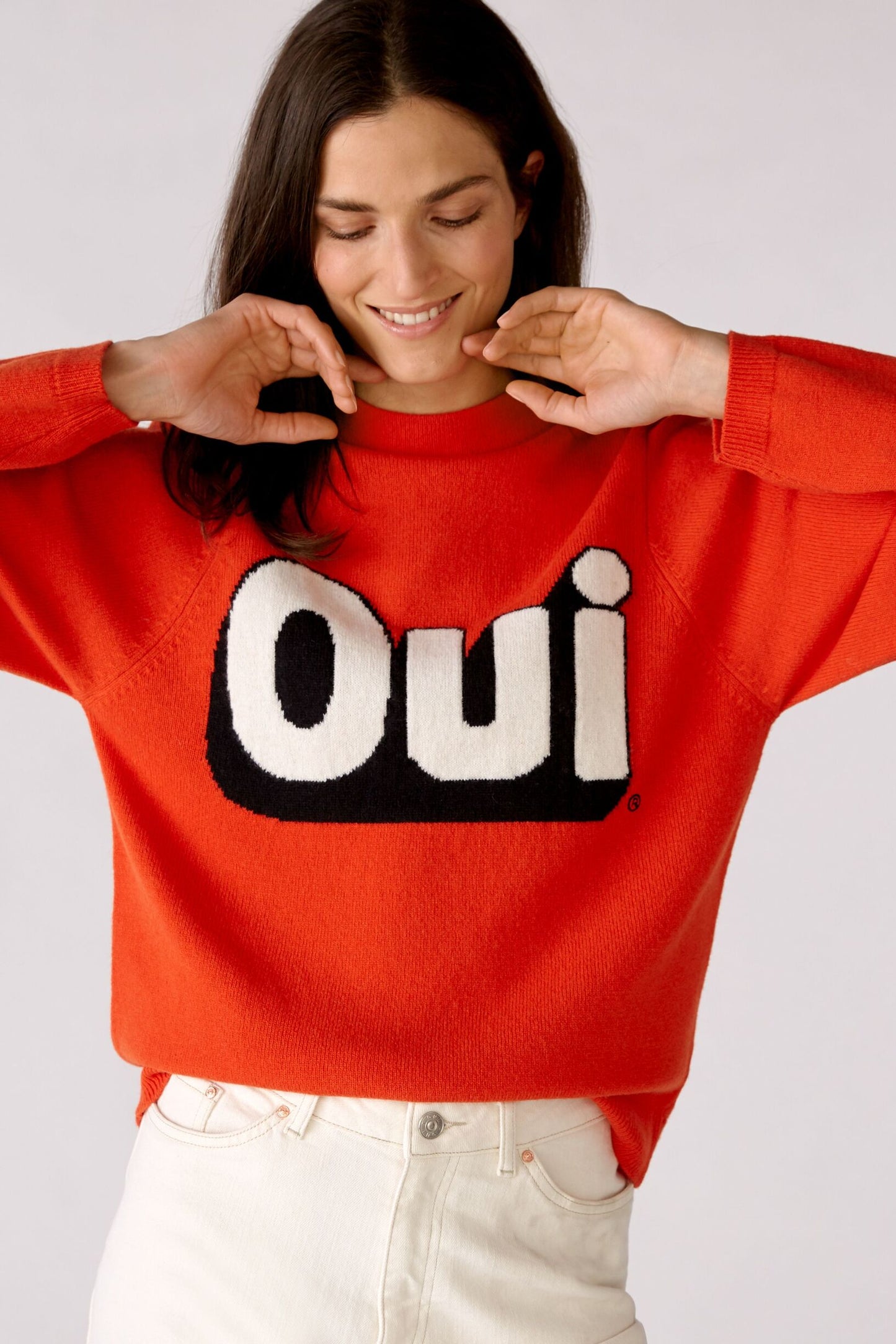 Pullover mit Oui Logo