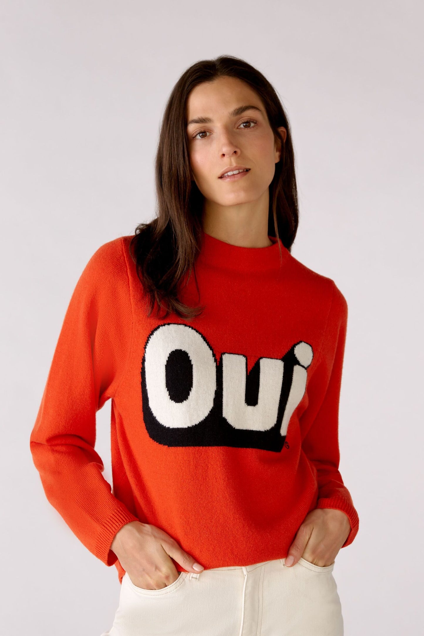 Pullover mit Oui Logo