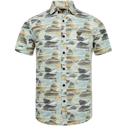 Short Sleeve Shirt Print on Jersey Slub