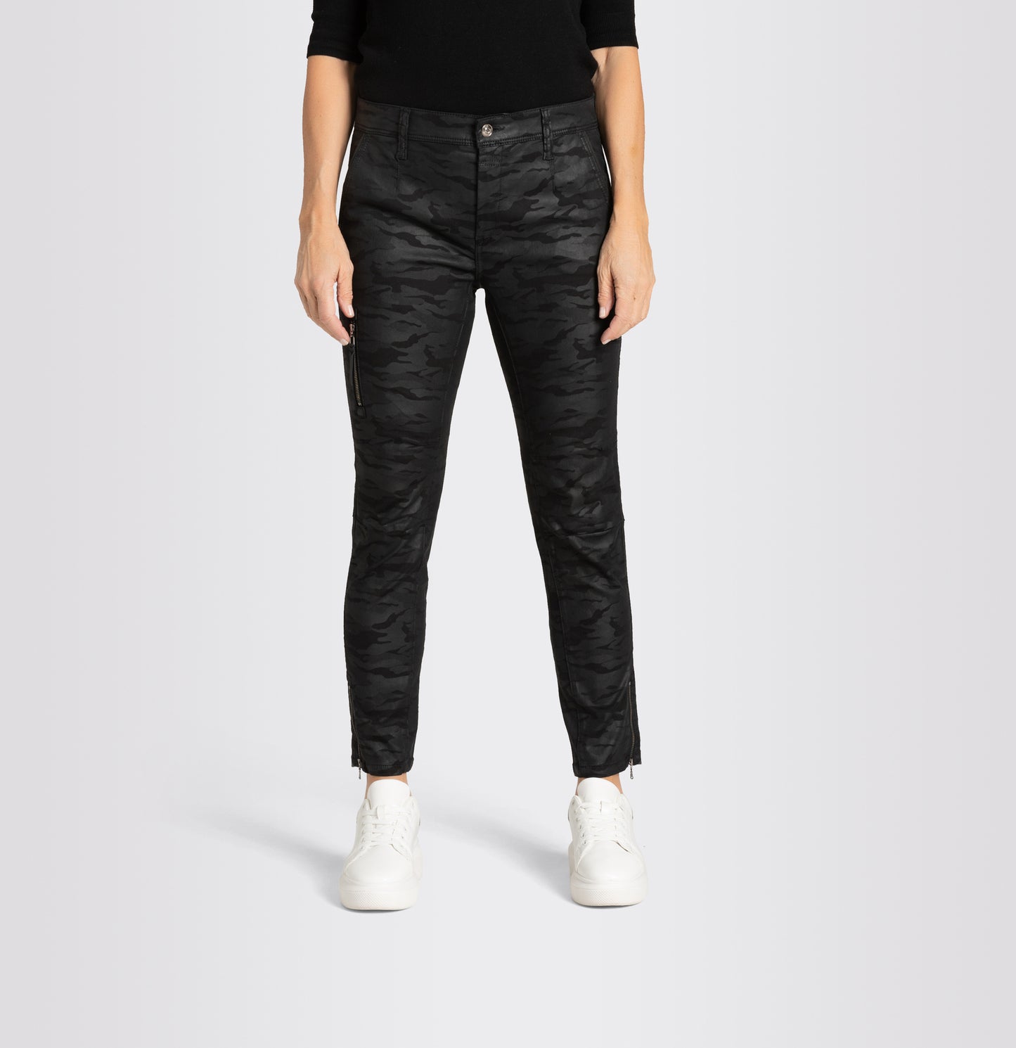 MAC JEANS - RICH, Coated cotton tencel