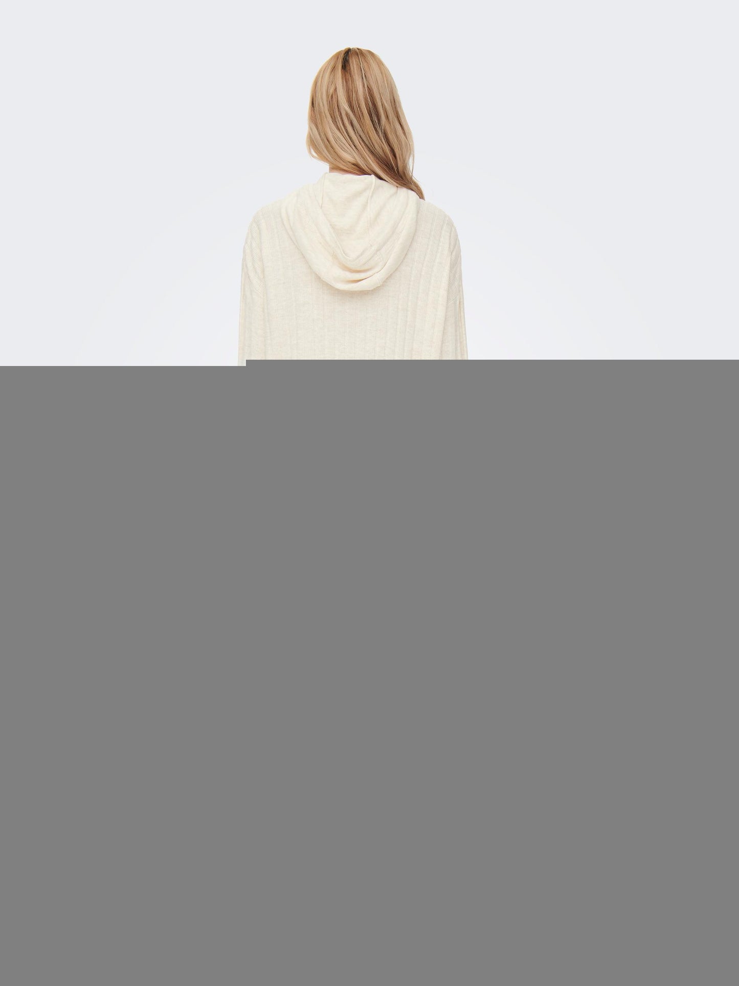 ONLCAREY L/S LONG HOOD DRESS KNT