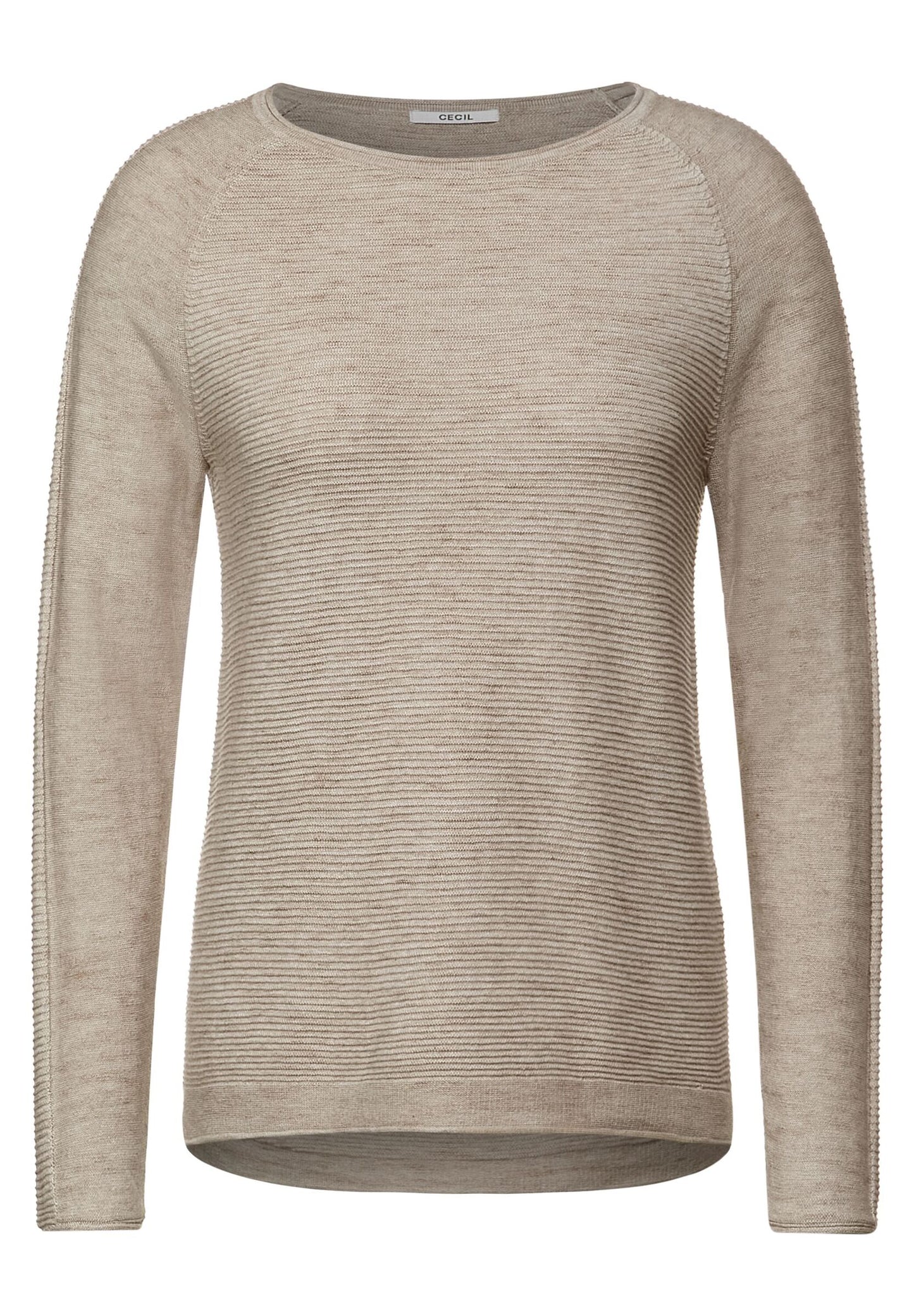 Pullover in Melange Optik