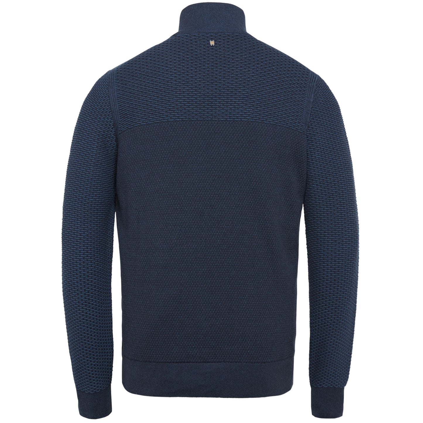 Half zip collar cotton plated