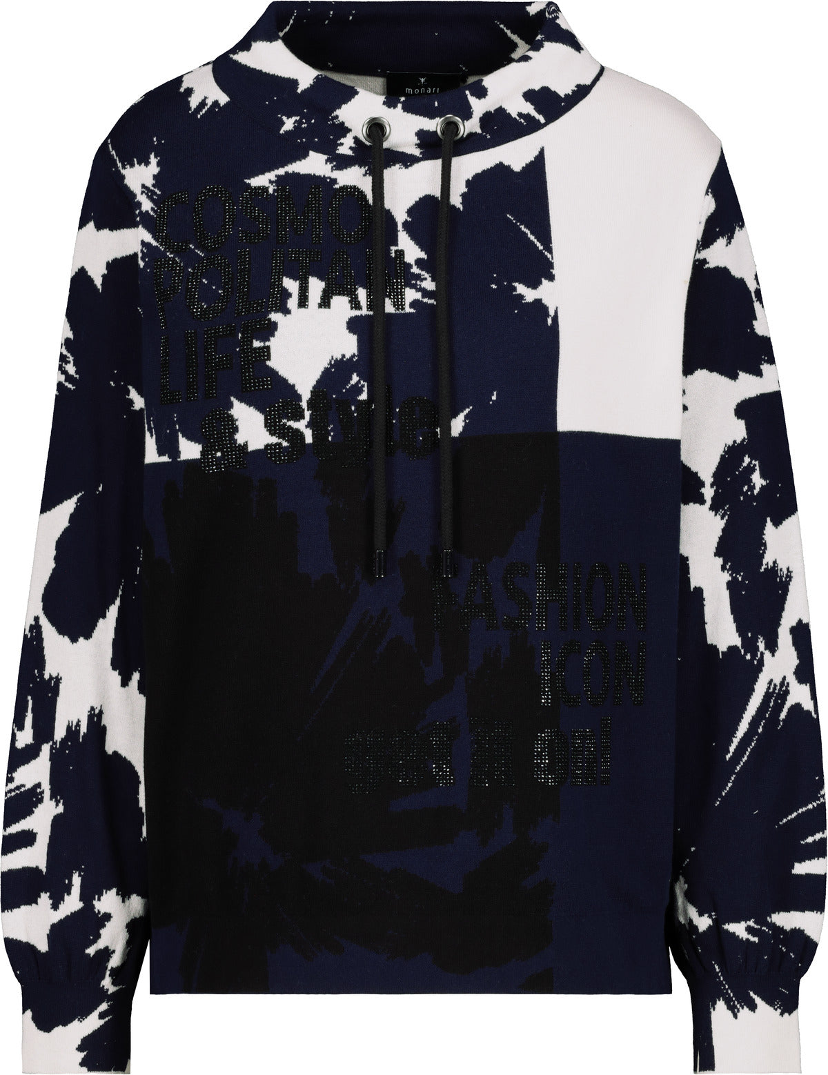 Pullover, night sky gemustert