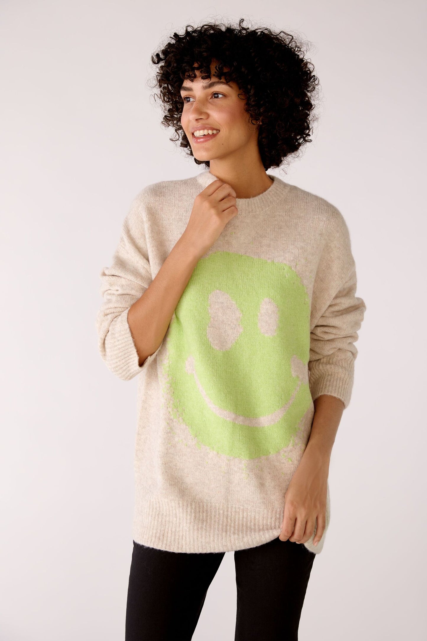 Pullover mit Smiley-Motiv