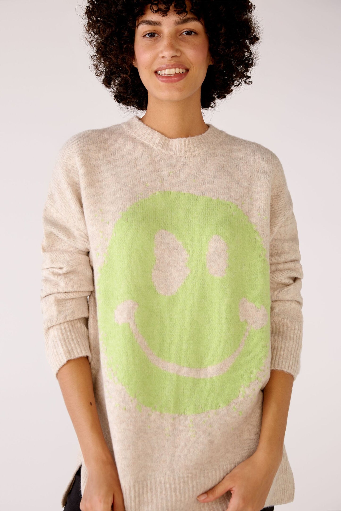 Pullover mit Smiley-Motiv