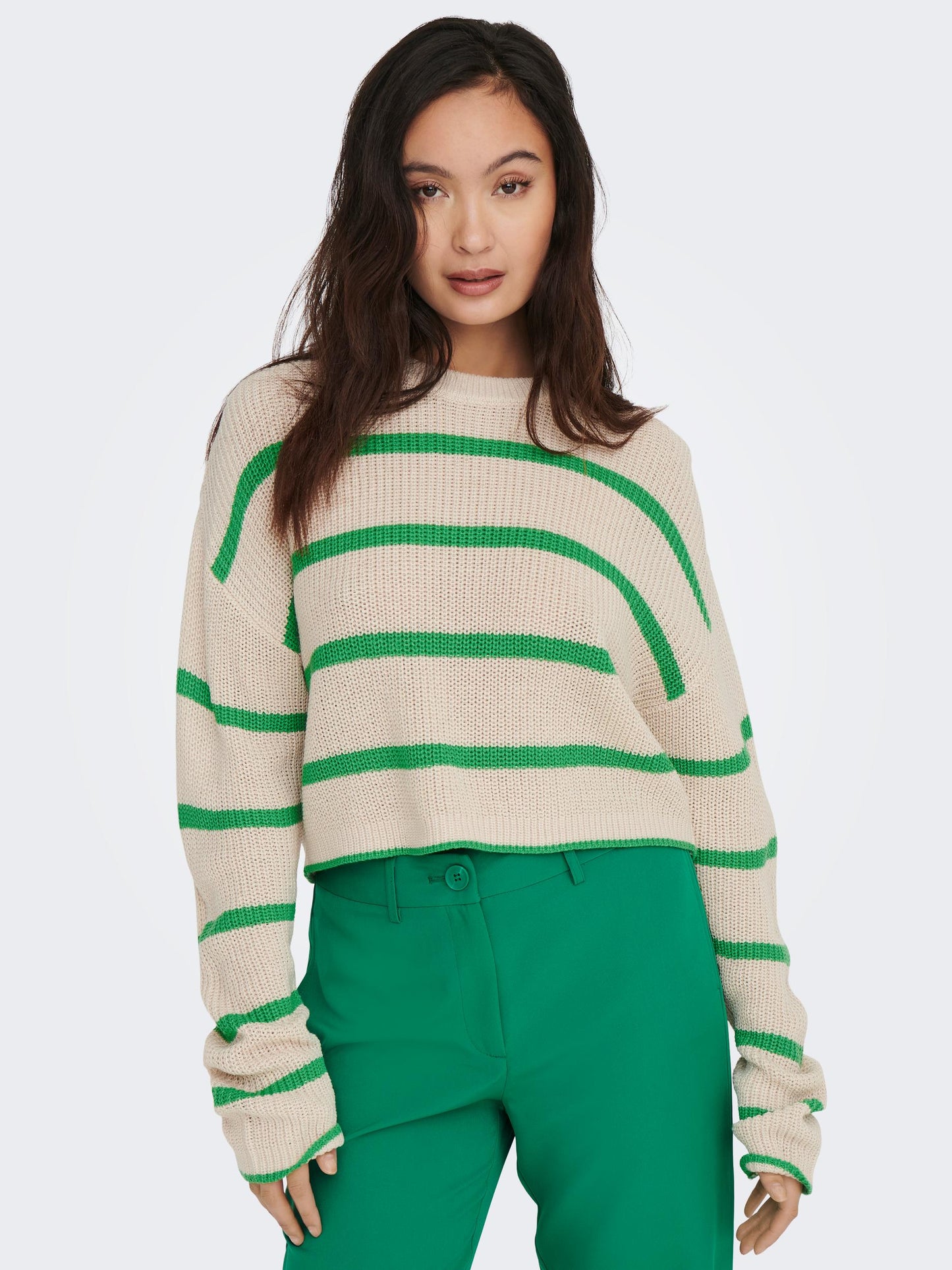 ONLMALAVI L/S CROPPED PULLOVER KNT NOOS