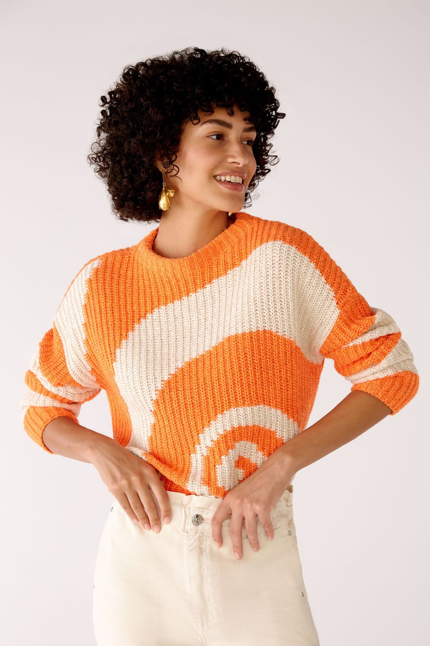 Strickpullover in Grobstrickoptik