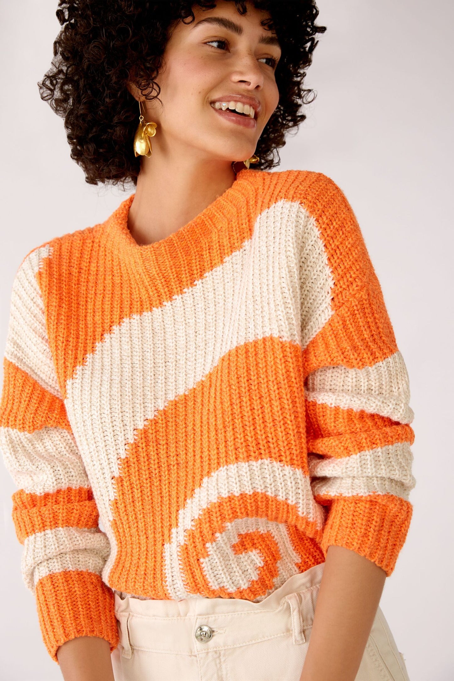 Strickpullover in Grobstrickoptik