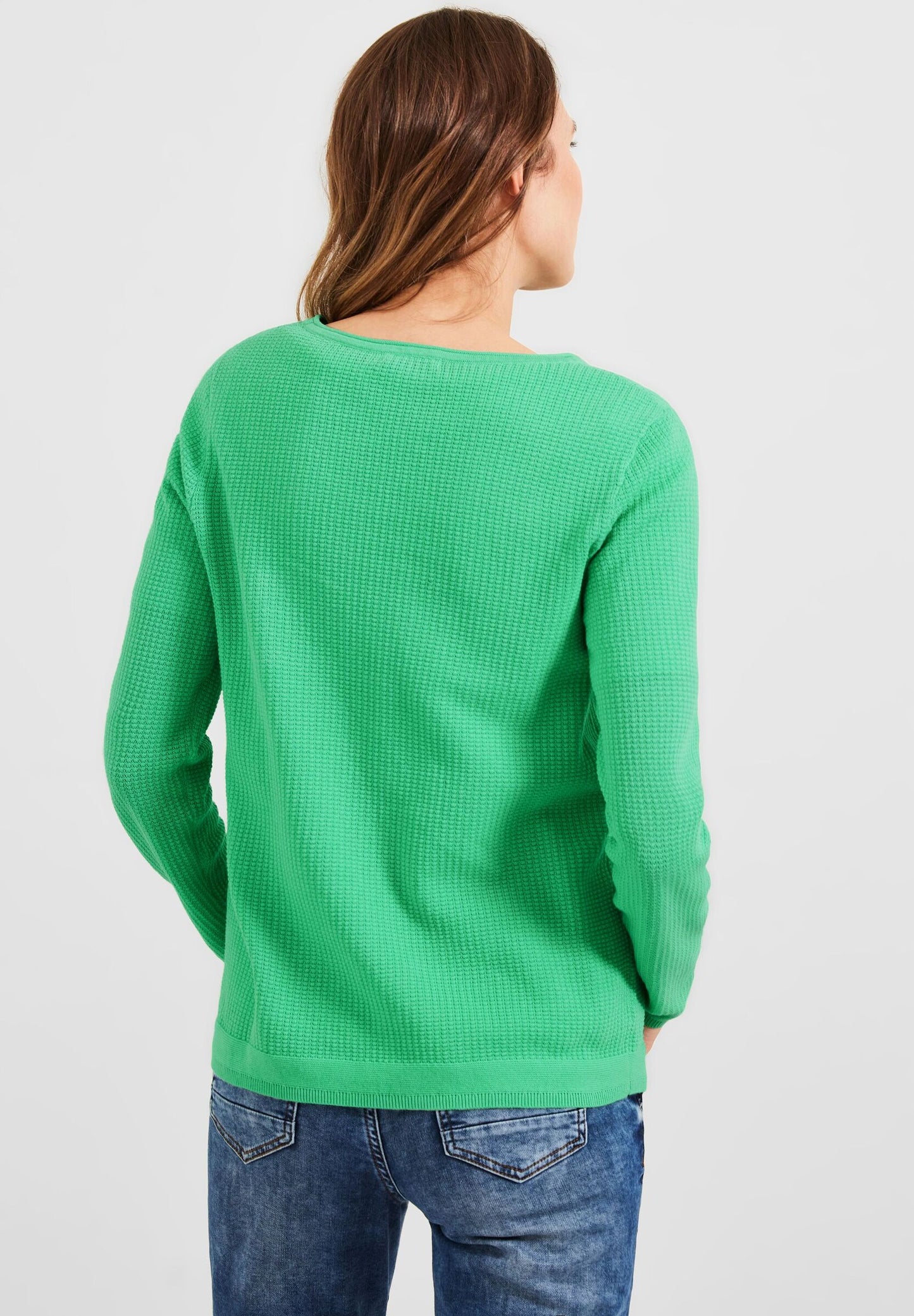 Basic Pullover mit Struktur