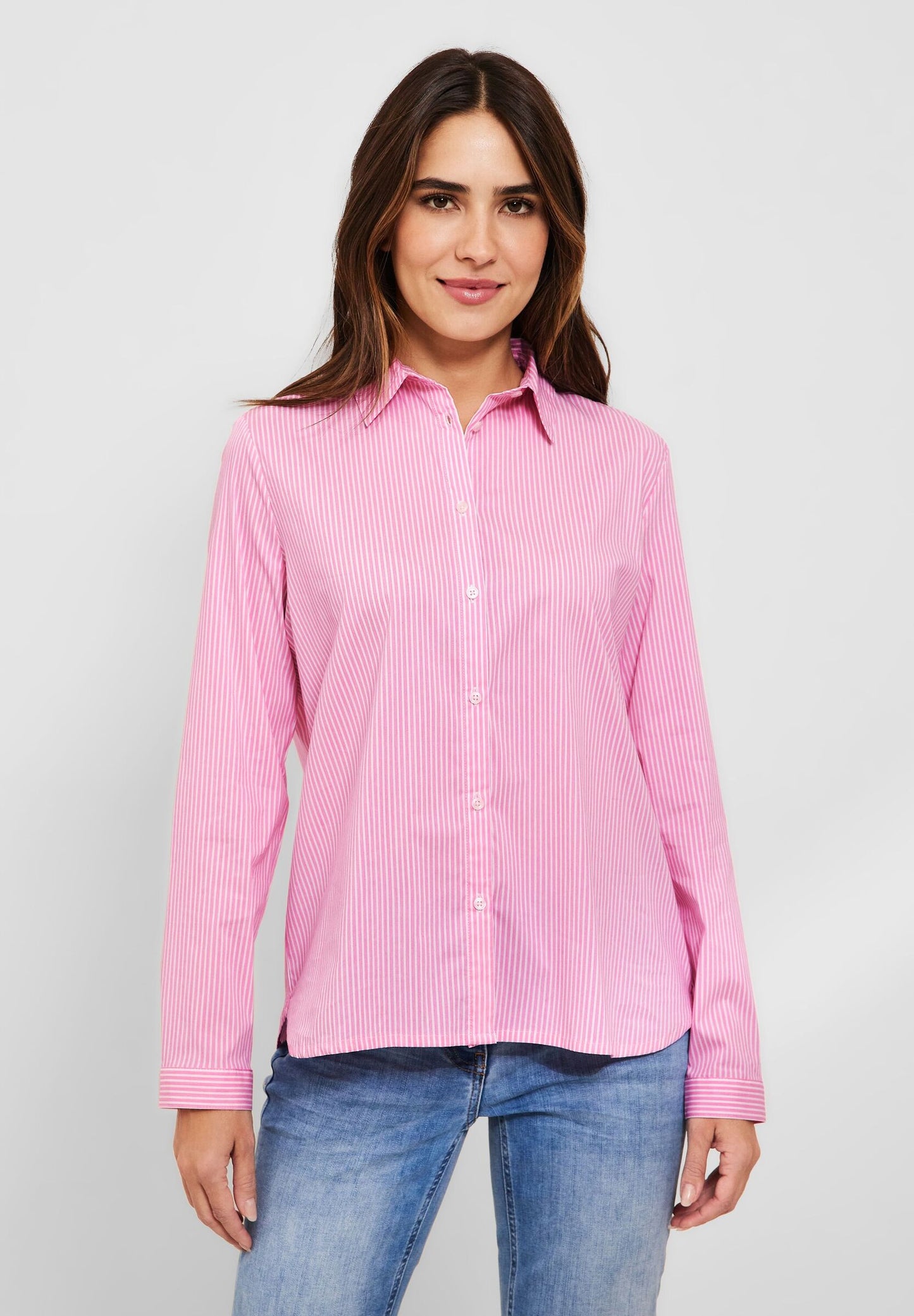 Bluse mit Streifenmuster