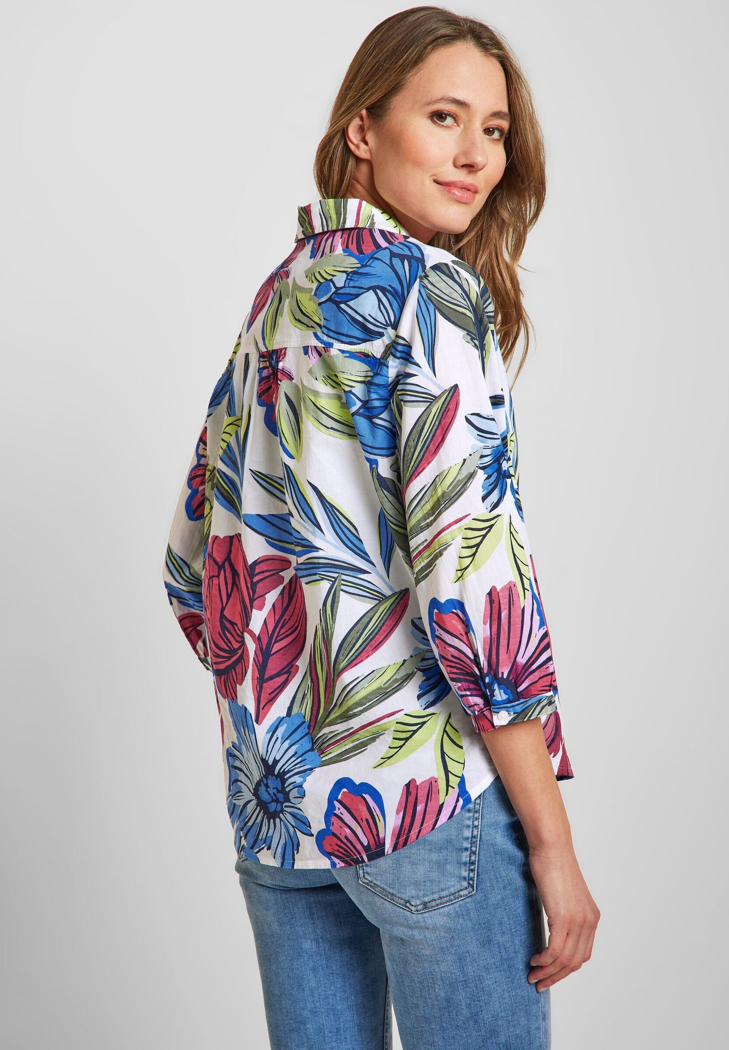 Bluse mit Blumenprint